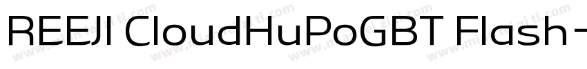 REEJI CloudHuPoGBT Flash字体转换